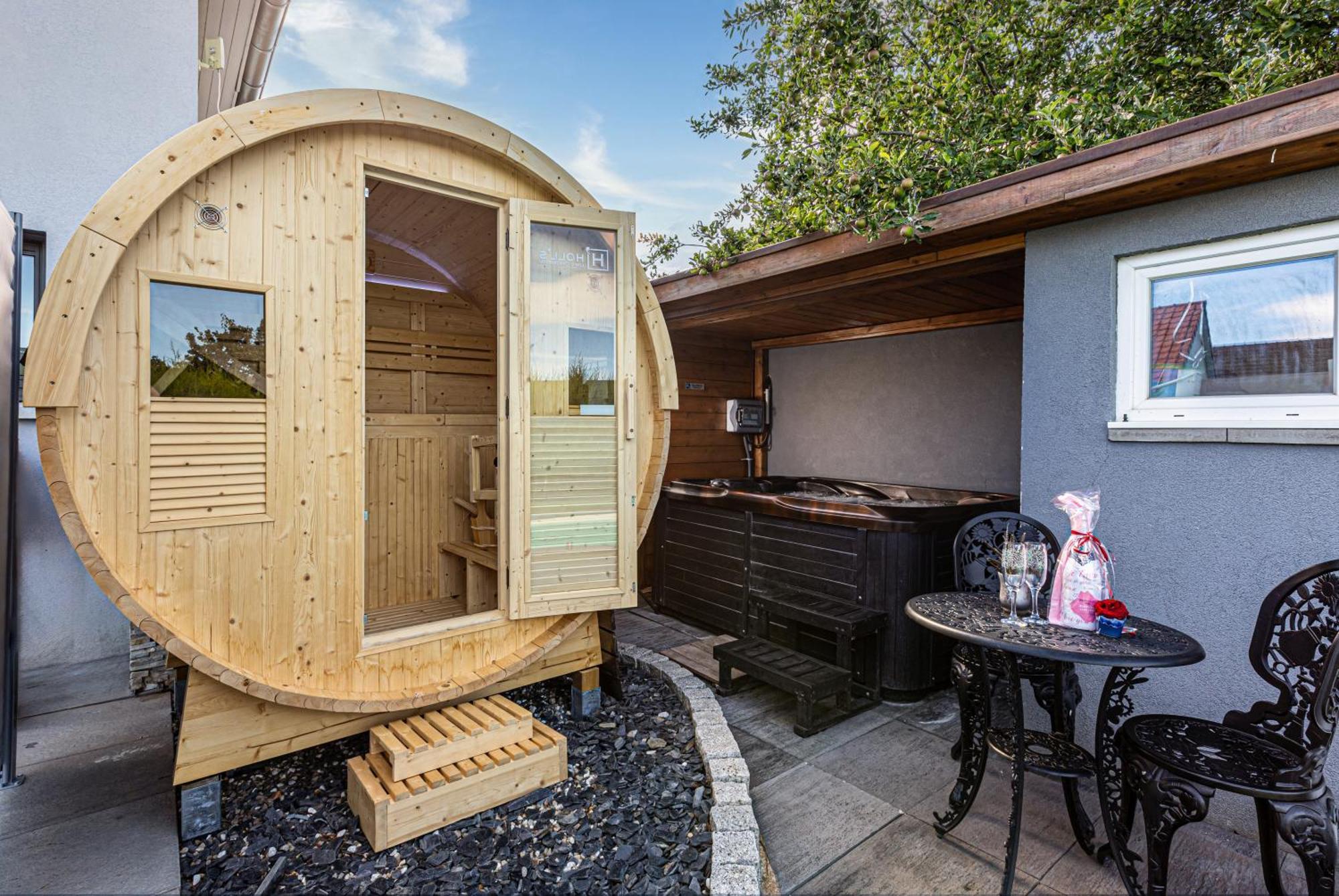Gites Spa Strasbourg - Studio Romantique, Jacuzzi, Sauna, Terrasse Privee Furdenheim Kültér fotó